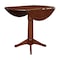International Concepts Round 42 in Round Dual Drop Leaf Pedestal Table, 36.3 inH, Espresso, 42 W, 42 L, 36.3 in H, Wood K581-42DPT-27B-6B - alternate 5